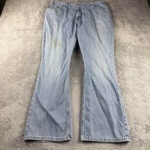 Vintage Levis 515 Low Rise Boot Cut Womens 16 M Blue Light Wash High‎ Rise